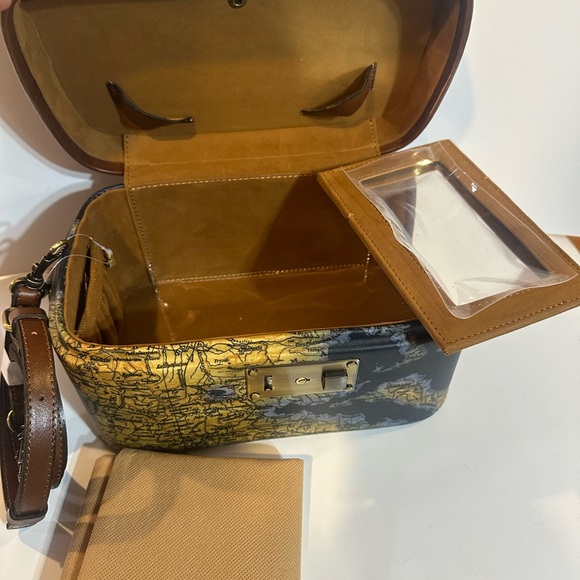 Handbags - Nash Greek Map Print Handbag